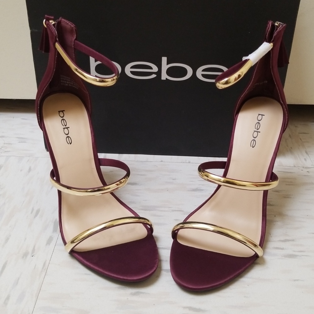 🚫SOLD🚫 NWT BEBE Berdine strapped stilettos